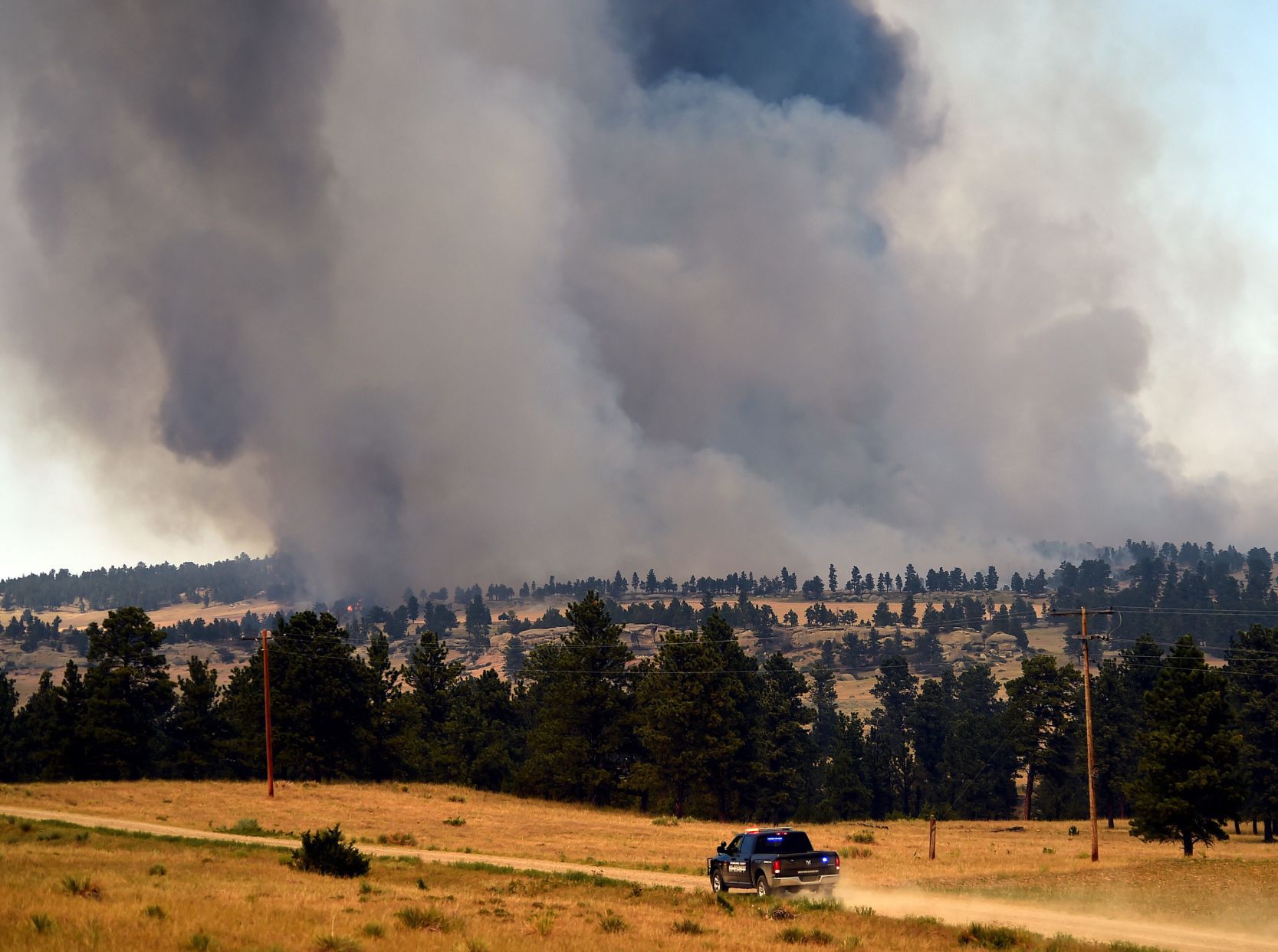 Bull Mountain fire evacuation